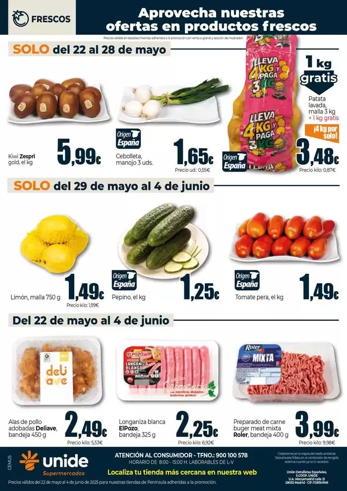 Catálogo de Máximo Ahorro en UNIDE Super 22 de mayo al 4 de junio 2025 - Página 4