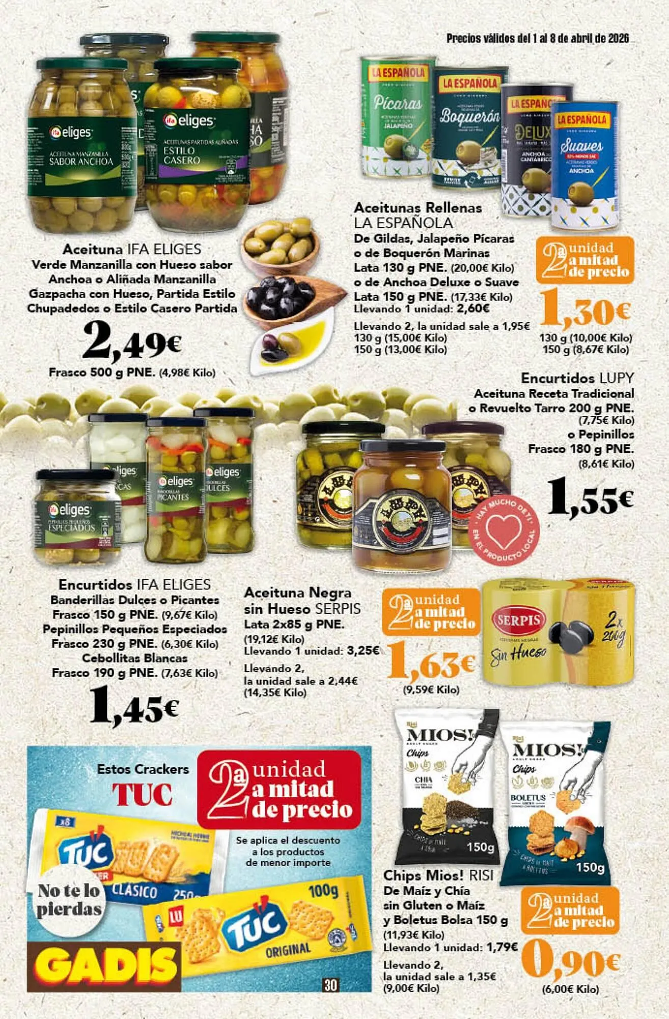 Catálogo de Folleto Gadis 1 de abril al 8 de abril 2026 - Página 30