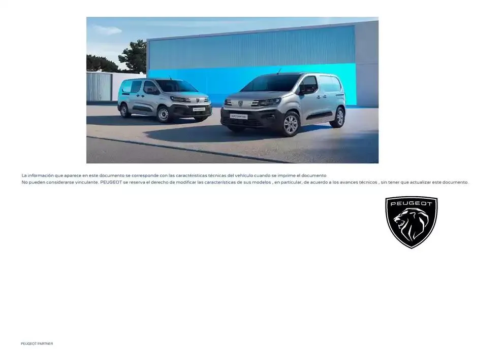Catálogo de Peugeot NUEVO PARTNER 11 de noviembre al 11 de noviembre 2025 - Página 7