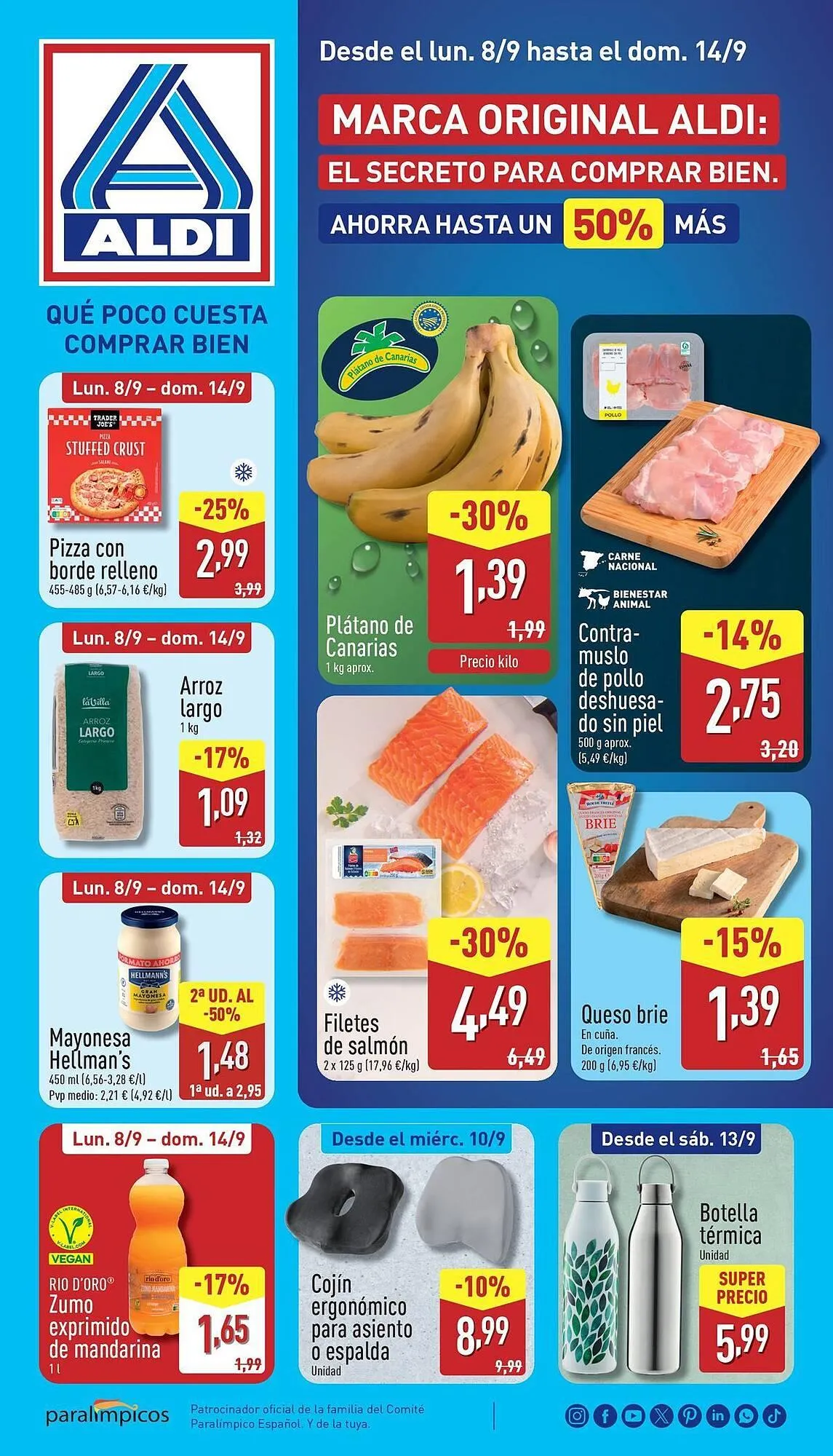 Catálogo de Folleto ALDI 8 de septiembre al 14 de septiembre 2025 - Página 1