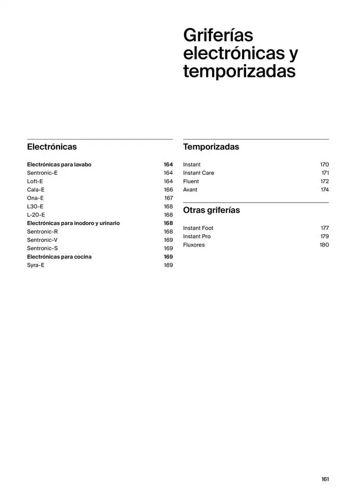 Catálogo de Grifería 9 de enero al 31 de diciembre 2025 - Página 163