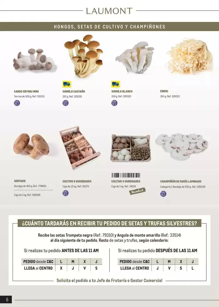 Catálogo de TRUFAS Y SETAS - CANARIAS 4 de marzo al 31 de diciembre 2025 - Página 6