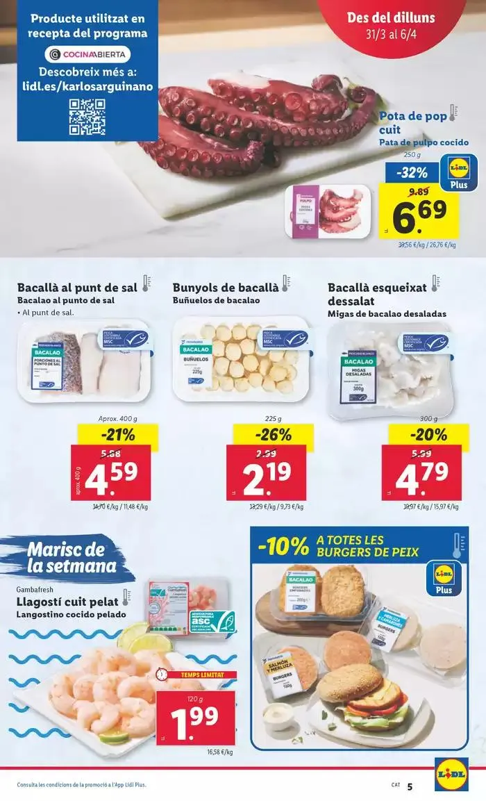 Catálogo de № 1 PRECIO - Ofertas válidas del 31/03 al 06/04 31 de marzo al 6 de abril 2025 - Página 5