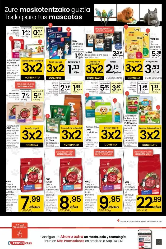 Catálogo de AUKERA OFERTA HIPERMERKATUAK EROSKI 2 de mayo al 13 de mayo 2025 - Página 31