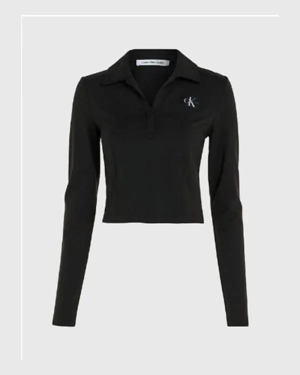 J20J222556BEH Camisetas Manga larga Mujer Negro