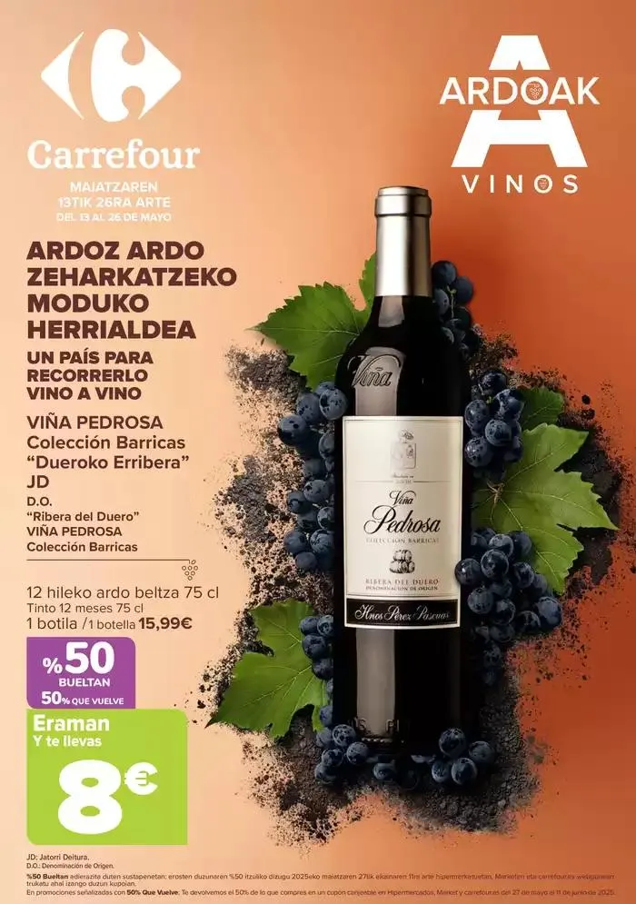 Catálogo de RUTA DE LOS VINOS 13 de mayo al 26 de mayo 2025 - Página 1