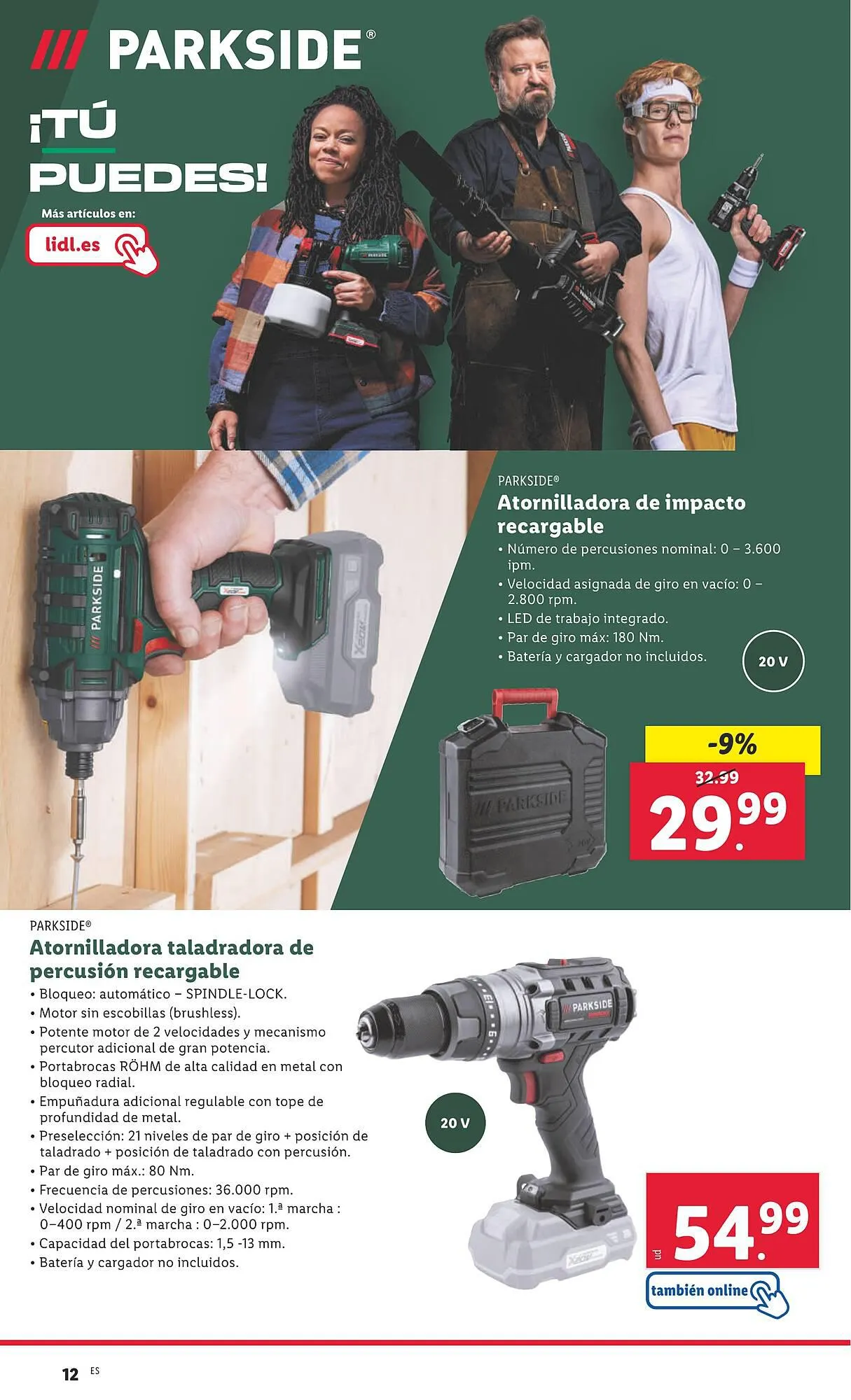 Catálogo de Folleto Lidl 29 de enero al 4 de febrero 2024 - Página 12