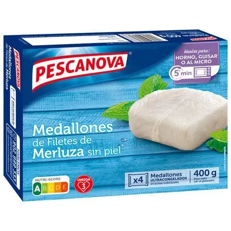 Medallones de merluza Pescanova 400g