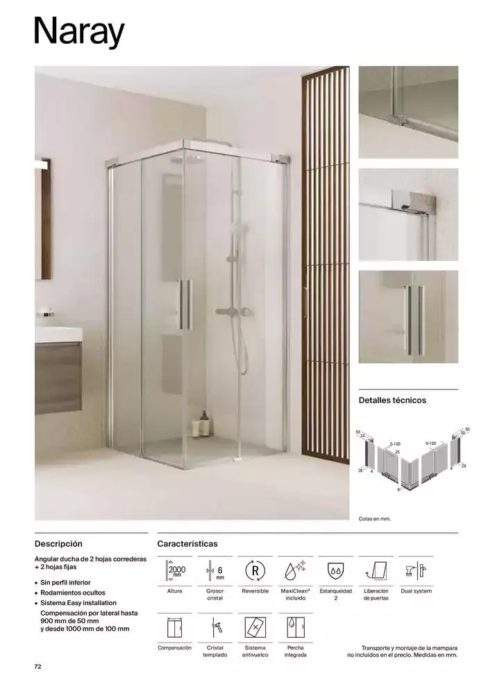 Catálogo de Mamparas de Baño 9 de enero al 31 de diciembre 2025 - Página 74