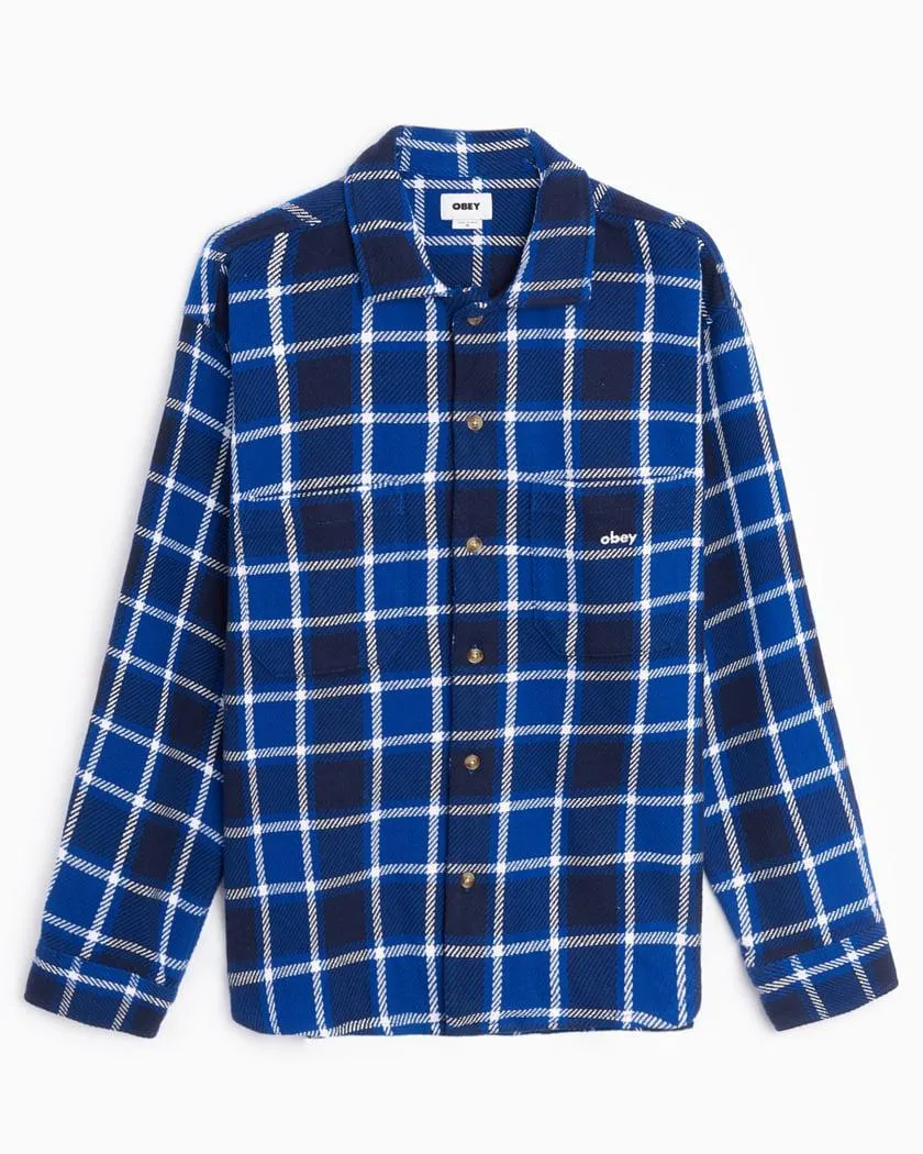 OBEY Clothing Bigwig Men's Plaid Woven Shirt
