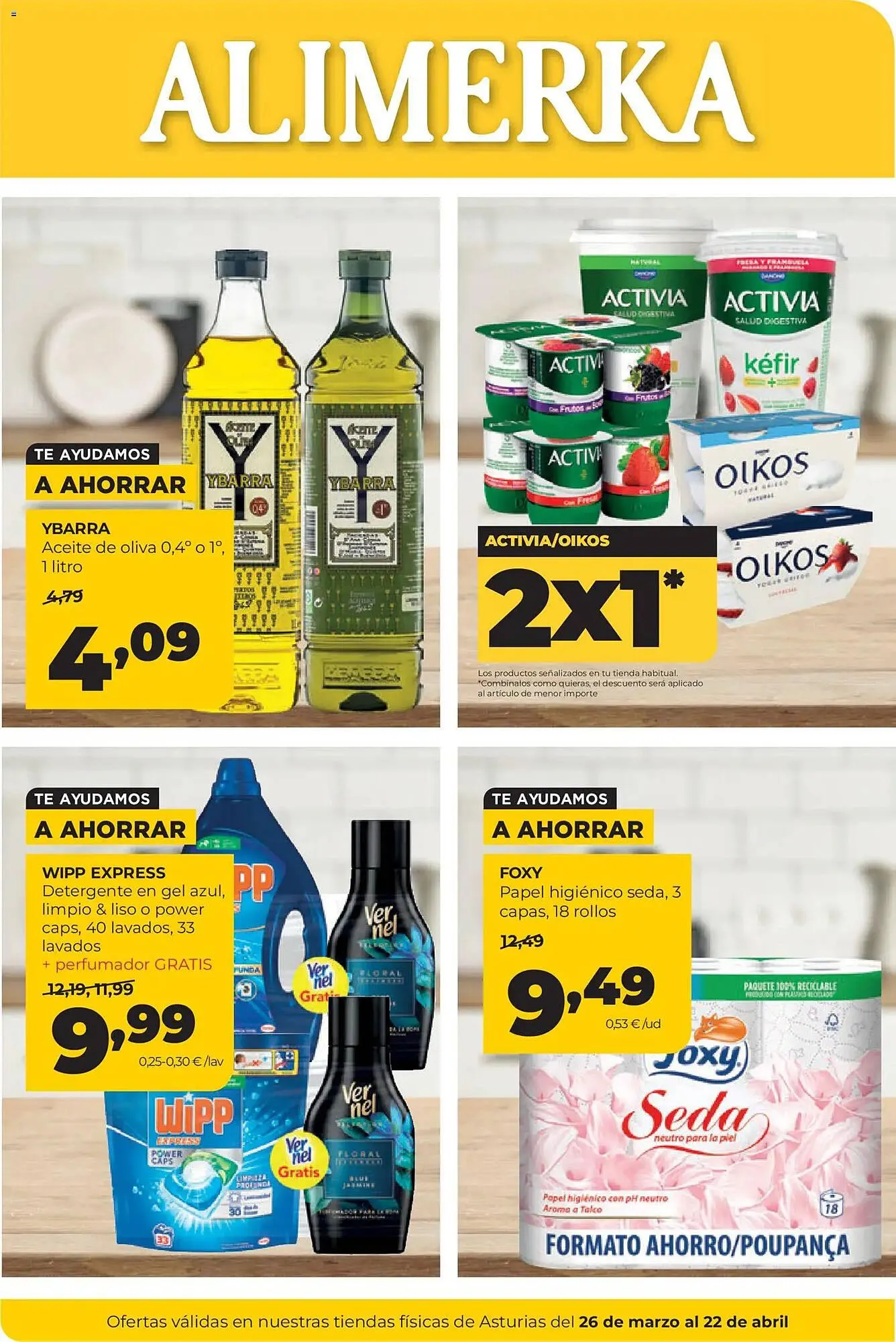 Catálogo de Folleto Alimerka 26 de marzo al 22 de abril 2026 - Página 1