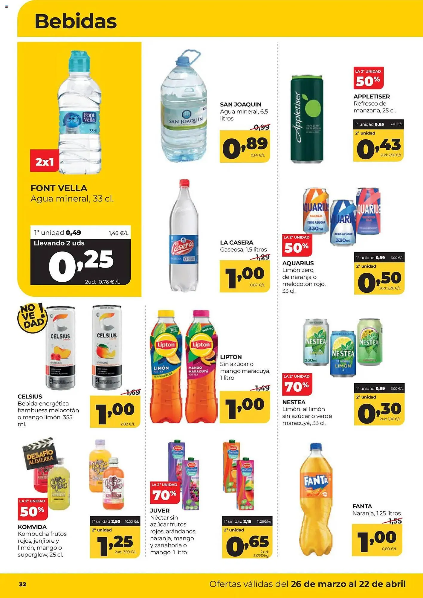 Catálogo de Folleto Alimerka 26 de marzo al 22 de abril 2026 - Página 32