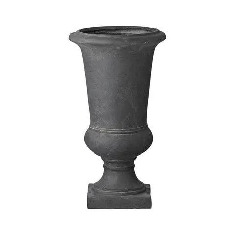 Karol flower pot dark cement Ø33x57 cm