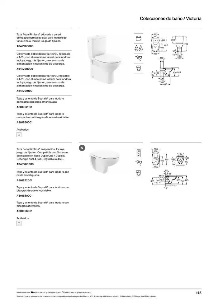 Catálogo de Colecciones de Baño, Muebles y Accesorios 9 de enero al 31 de diciembre 2025 - Página 147