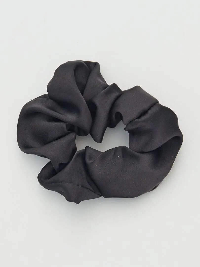 pack de 3 gomas + coletero satinados - NEGRO