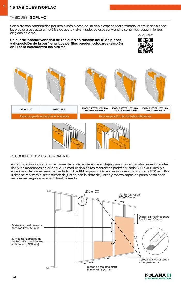 Catálogo de PLACA DE YESO LAMINADO – TARIFA ISOLANA 2024 18 de septiembre al 30 de septiembre 2024 - Página 19