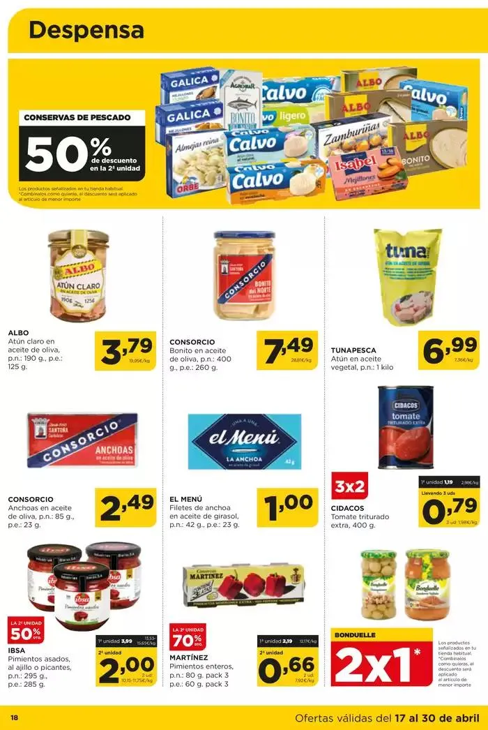 Catálogo de Ofertas válidas en Castilla y León y Galicia del 17 al 30 de abril 17 de abril al 30 de abril 2025 - Página 18