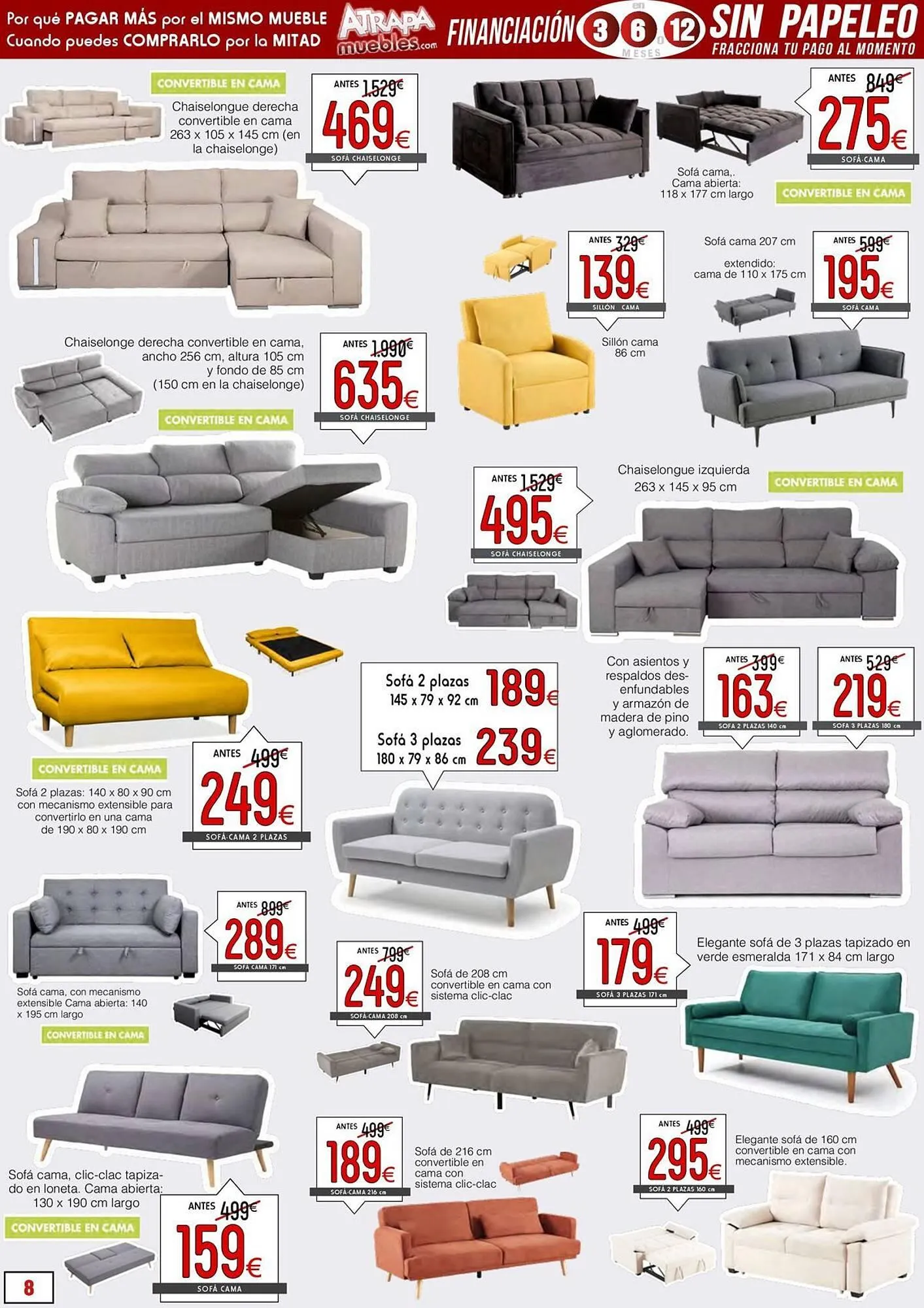 Catálogo de Folleto Atrapamuebles 1 de julio al 31 de julio 2025 - Página 8