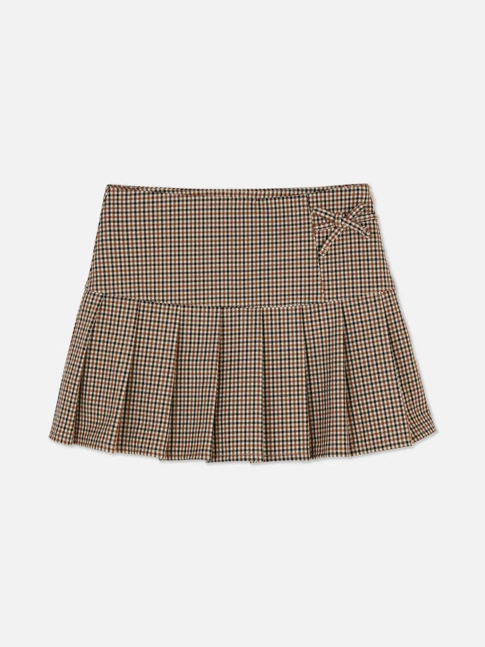Falda plisada a cuadros