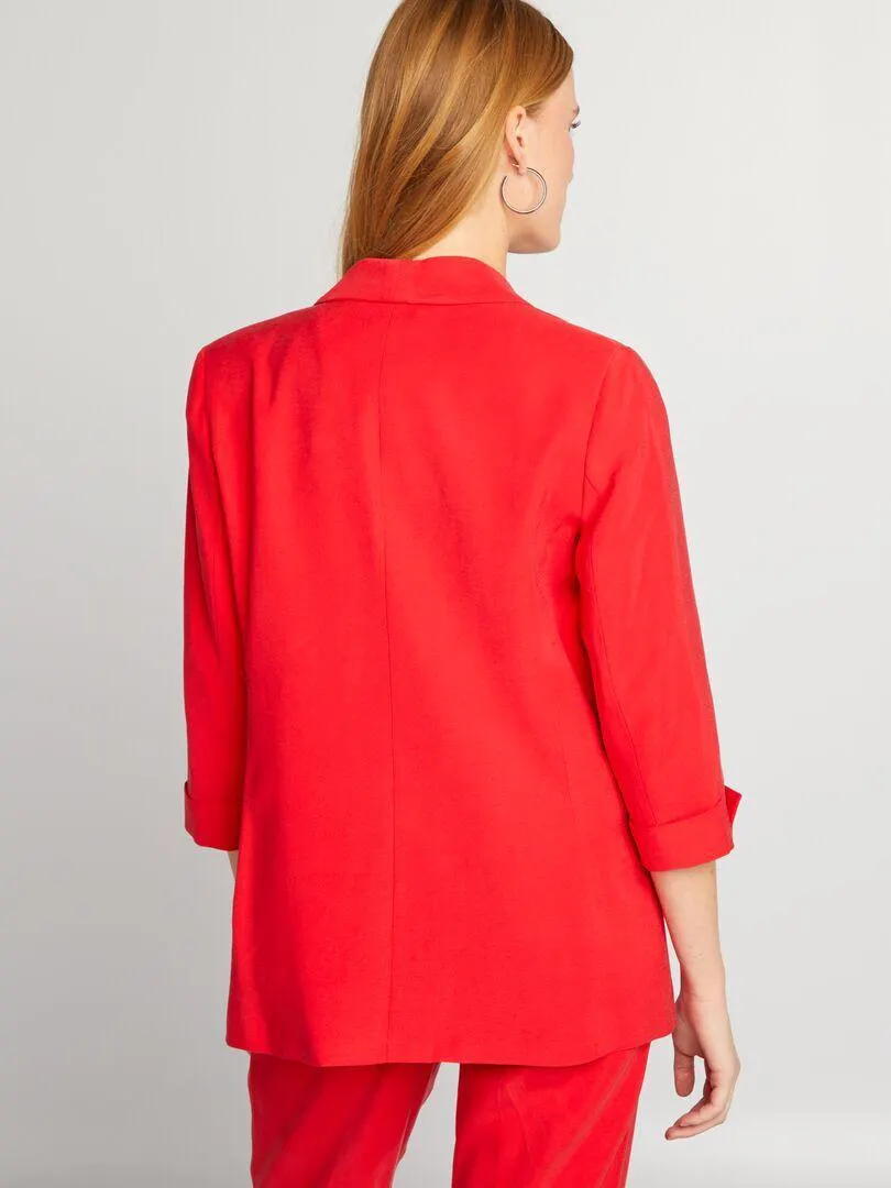 Chaqueta estructurada - Rojo