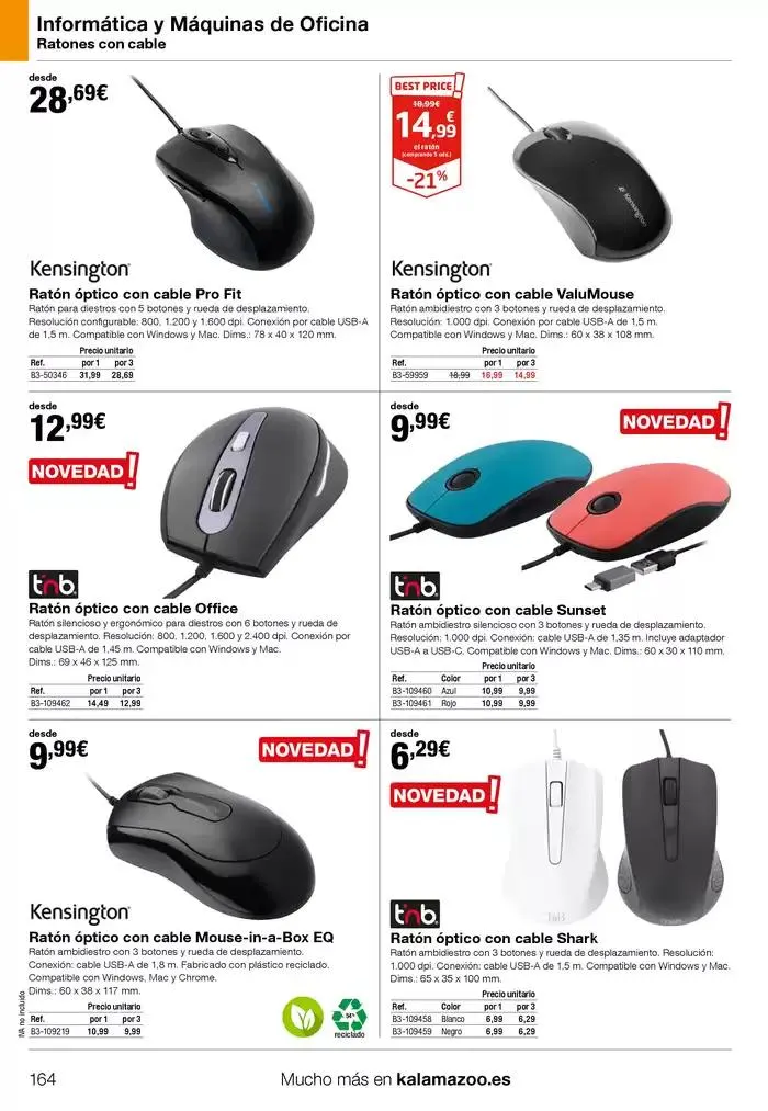 Catálogo de Staples Kalamazoo Catálogo General 9 de enero al 30 de septiembre 2025 - Página 164