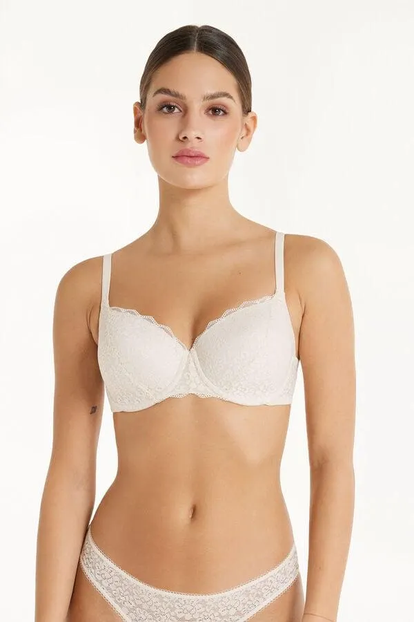 Sujetador Balconette de Encaje Reciclado Prague Full Cover