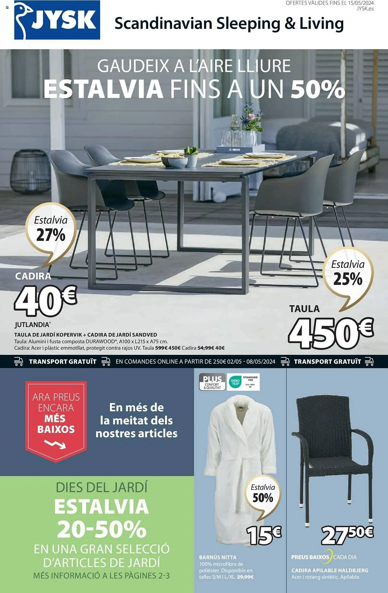 Catálogo de Folleto JYSK 2 de mayo al 15 de mayo 2024 - Página 1