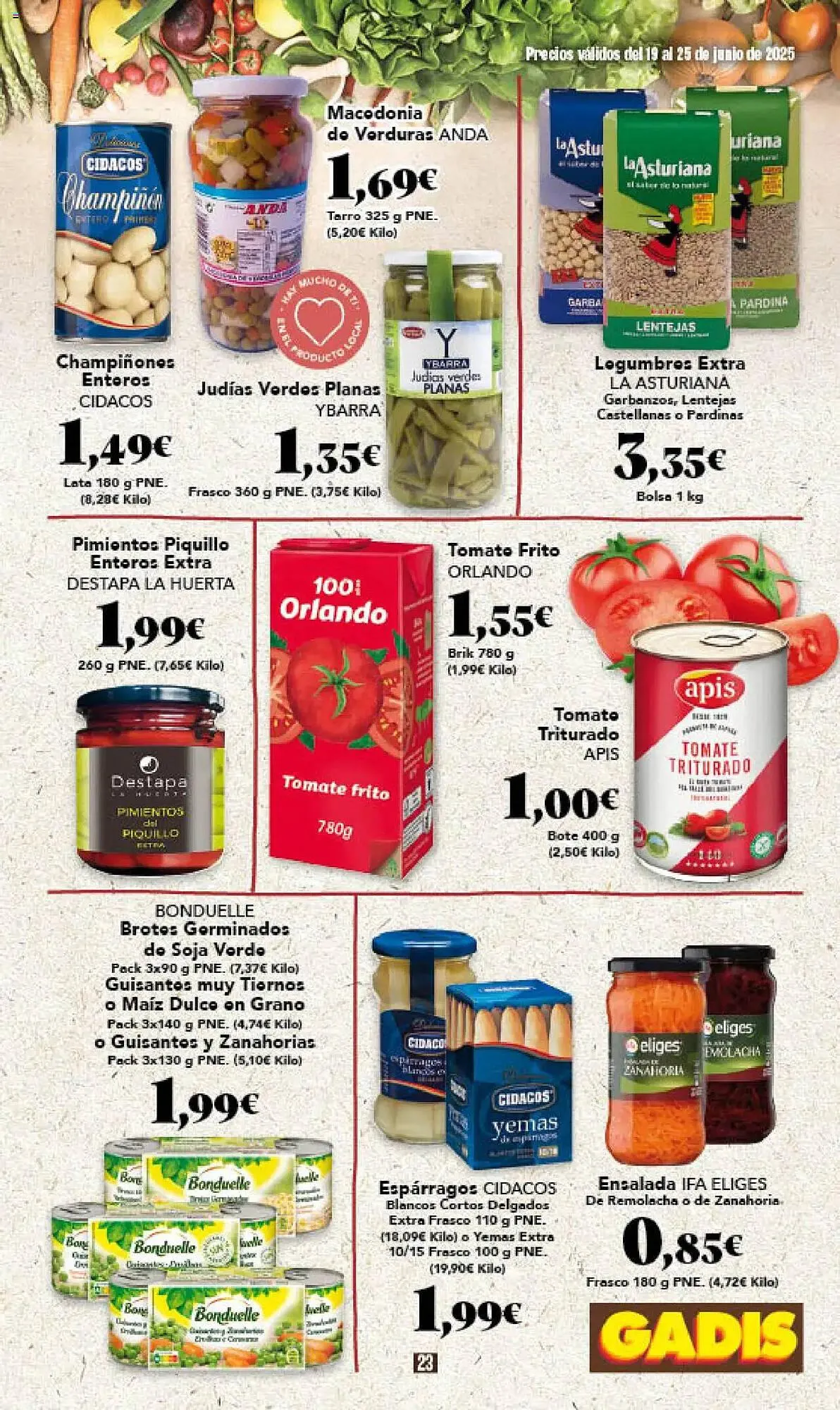 Catálogo de Folleto Gadis 19 de junio al 25 de junio 2025 - Página 23