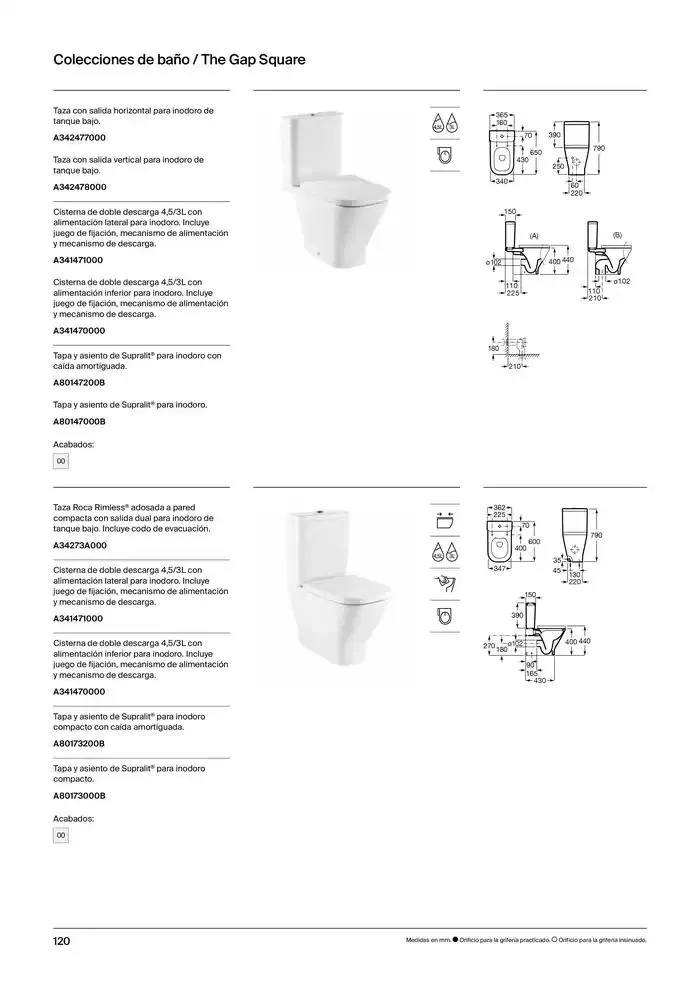 Catálogo de Colecciones de Baño, Muebles y Accesorios 9 de enero al 31 de diciembre 2025 - Página 122