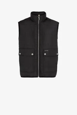 Chaleco acolchado con eslogan