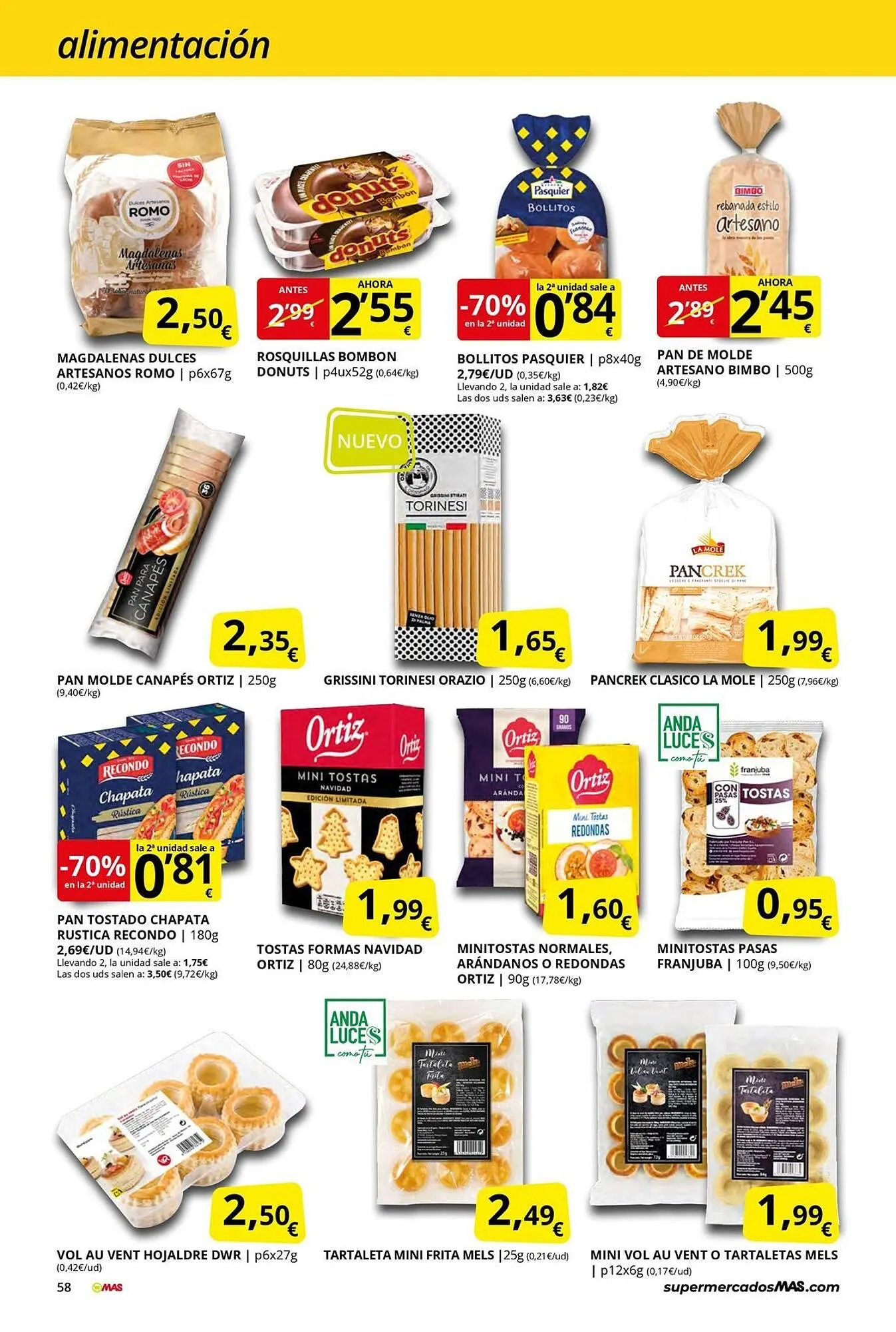Catálogo de Folleto Supermercados MAS 28 de noviembre al 31 de diciembre 2025 - Página 58