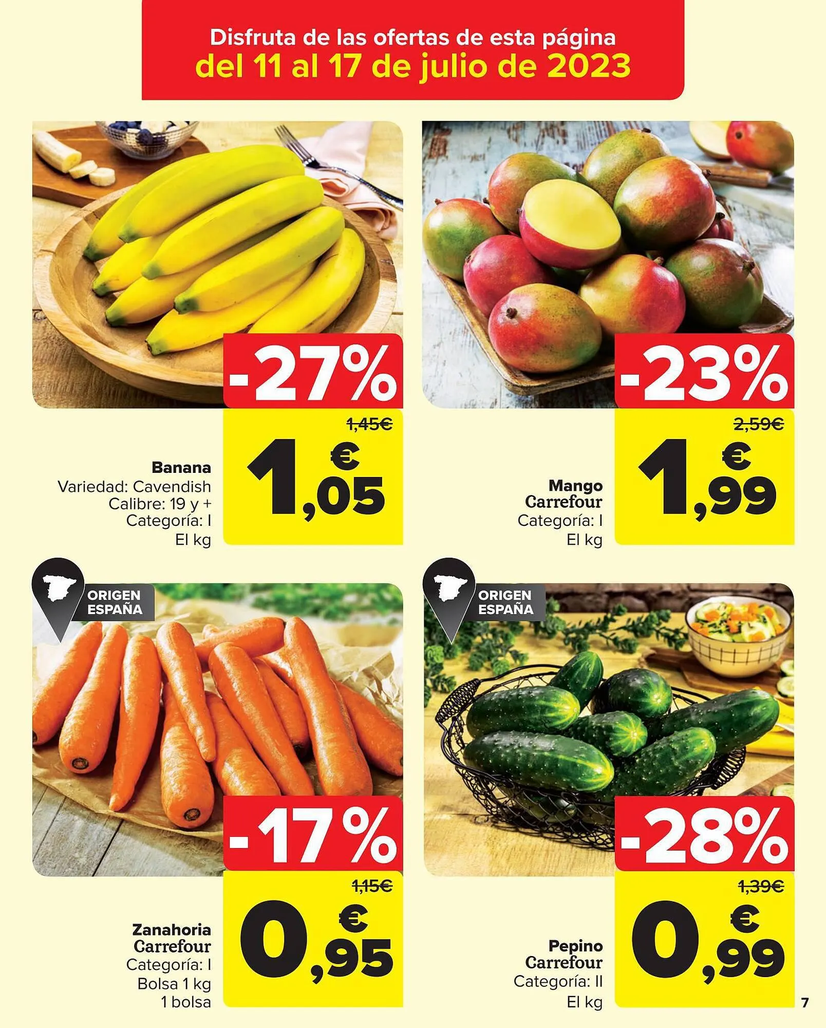 Catálogo de Folleto Carrefour 11 de julio al 26 de julio 2023 - Página 7