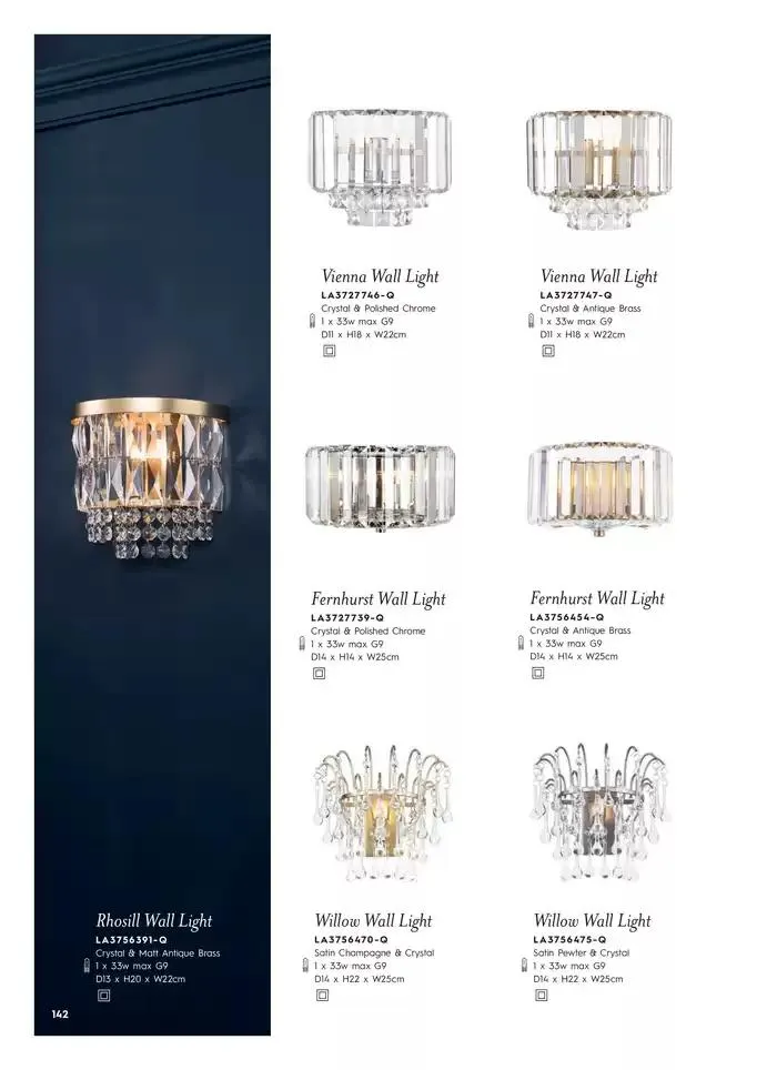 Catálogo de Lighting & Mirror Collection 12 de marzo al 31 de agosto 2025 - Página 144