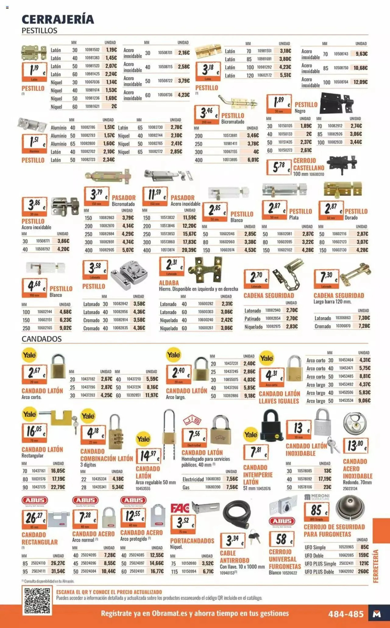 Catálogo de Obramat folleto 8 de marzo al 22 de abril 2024 - Página 485