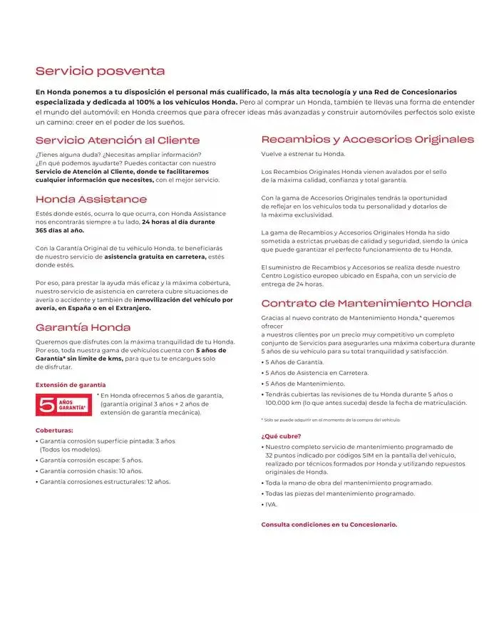 Catálogo de Honda Civic-Type R 30 de agosto al 30 de junio 2025 - Página 38