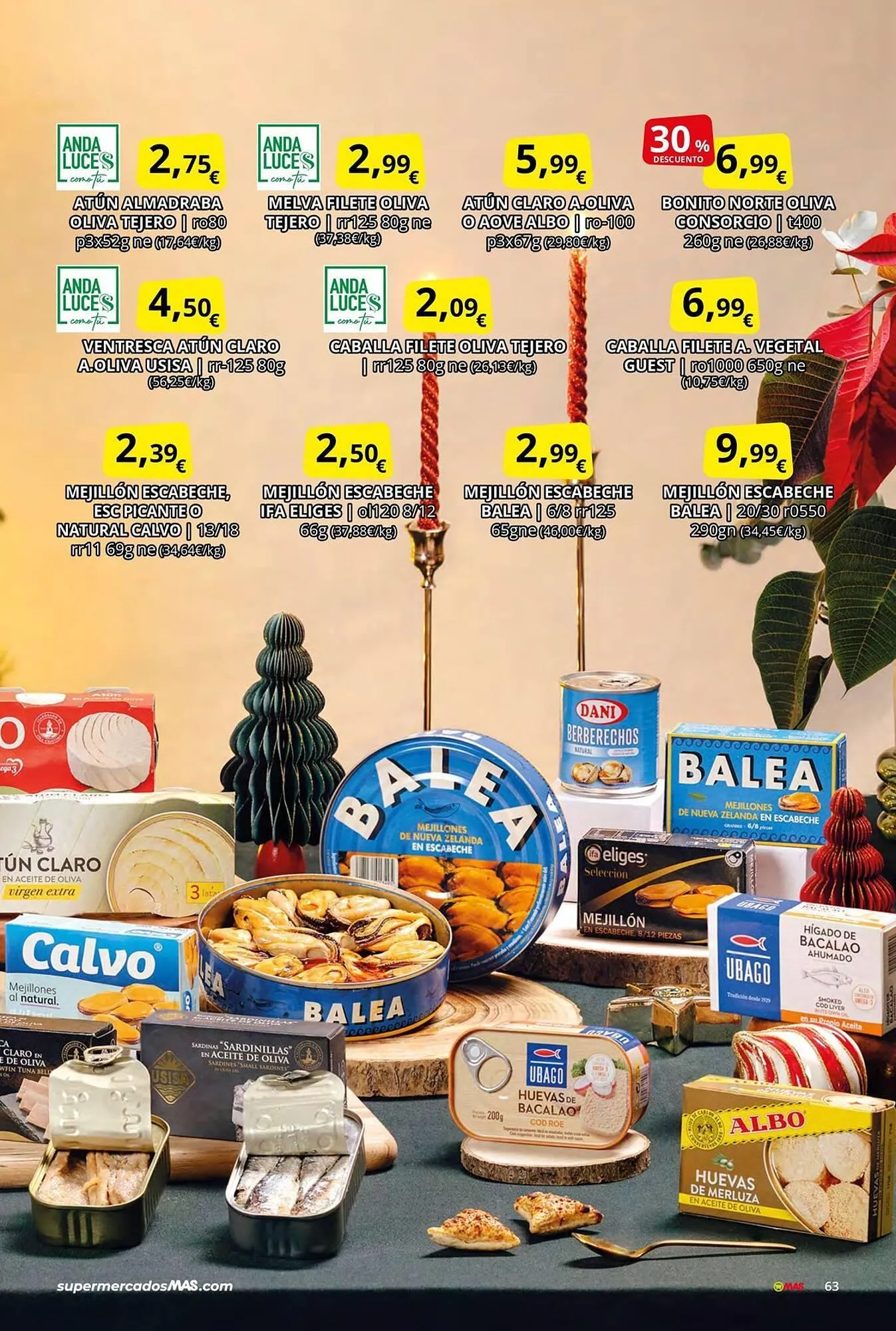Catálogo de Folleto Supermercados MAS 28 de noviembre al 31 de diciembre 2025 - Página 63