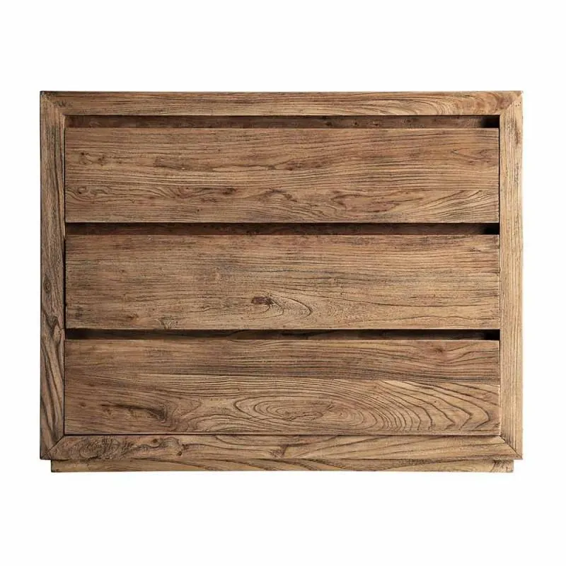 Elm wood chest of drawers · Norvik 102cm