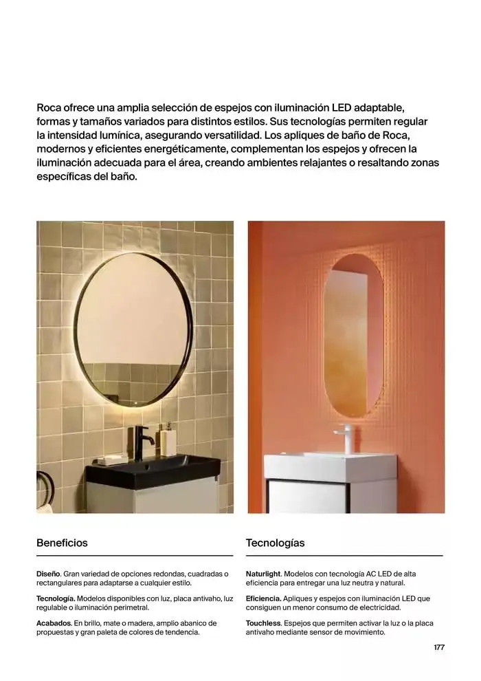 Catálogo de Colecciones de Baño, Muebles y Accesorios 9 de enero al 31 de diciembre 2025 - Página 179