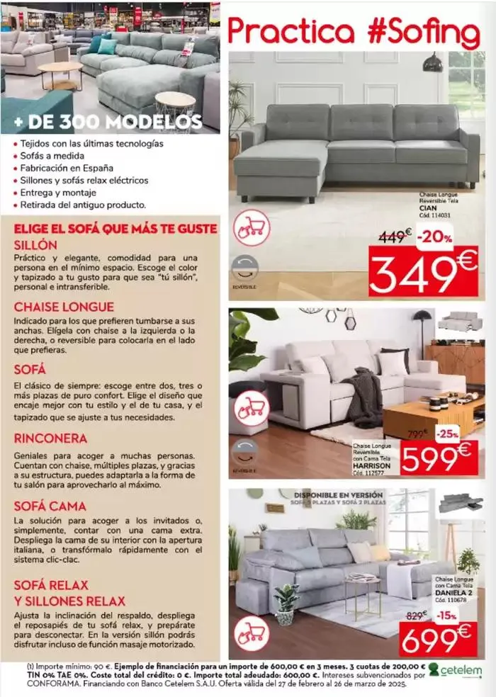 Catálogo de Hasta -50% dto. en sofás 27 de febrero al 26 de marzo 2025 - Página 2