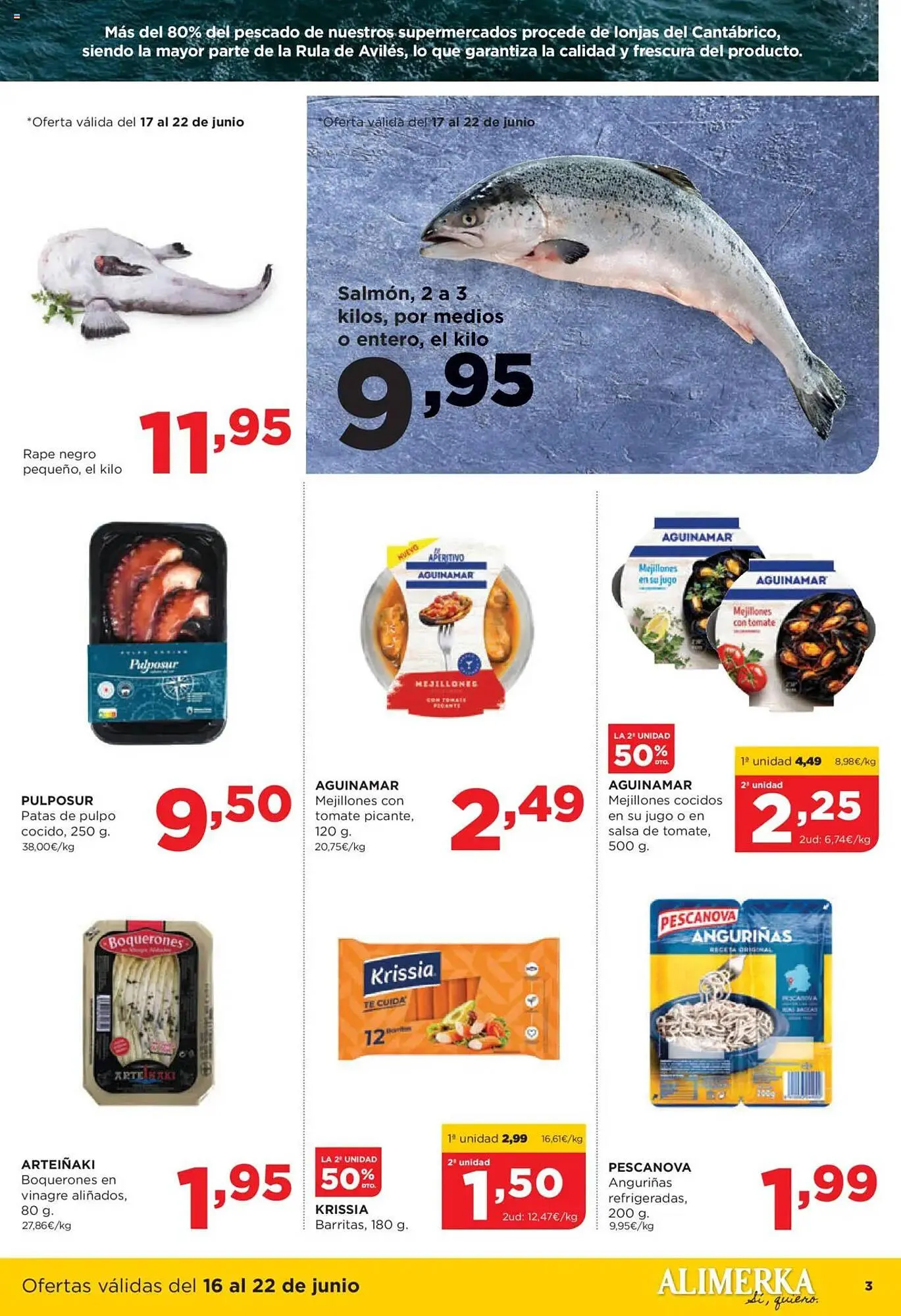 Catálogo de Folleto Alimerka 16 de junio al 22 de junio 2025 - Página 3