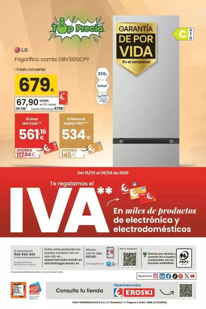 Catálogo de Te regalamos el IVA 15 de mayo al 27 de mayo 2025 - Página 14
