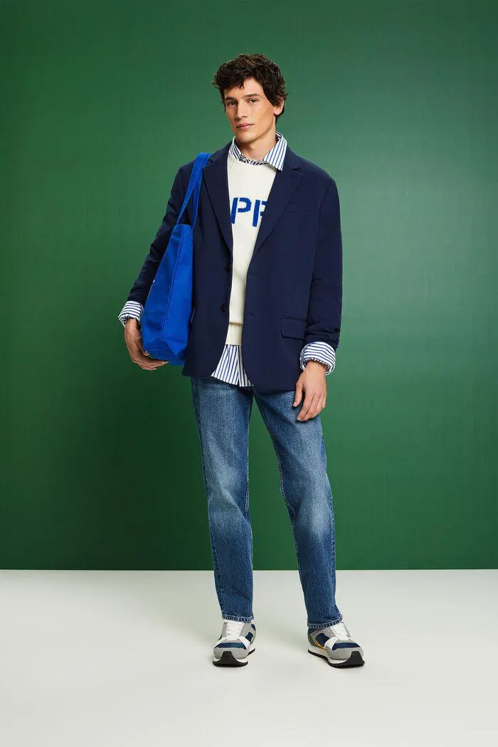 Vaqueros desenfadados de tiro medio estilo retro