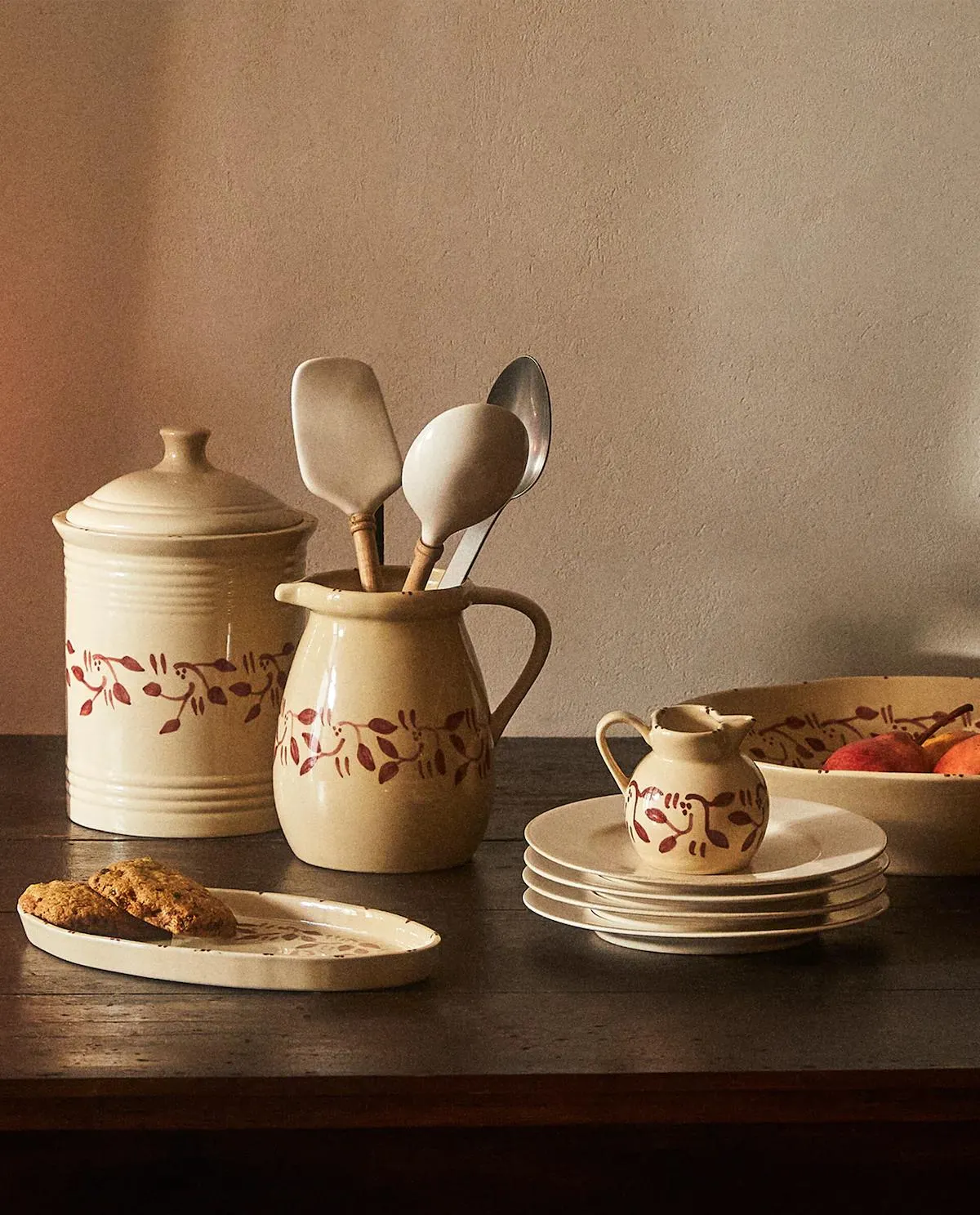 JUEGO CERÁMICA PINTADO NAVIDAD