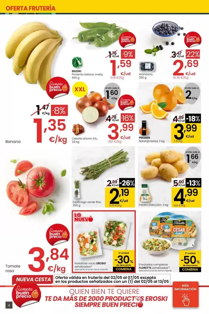 Catálogo de SUMA AHORRO EROSKI CENTER 2 de mayo al 13 de mayo 2025 - Página 4