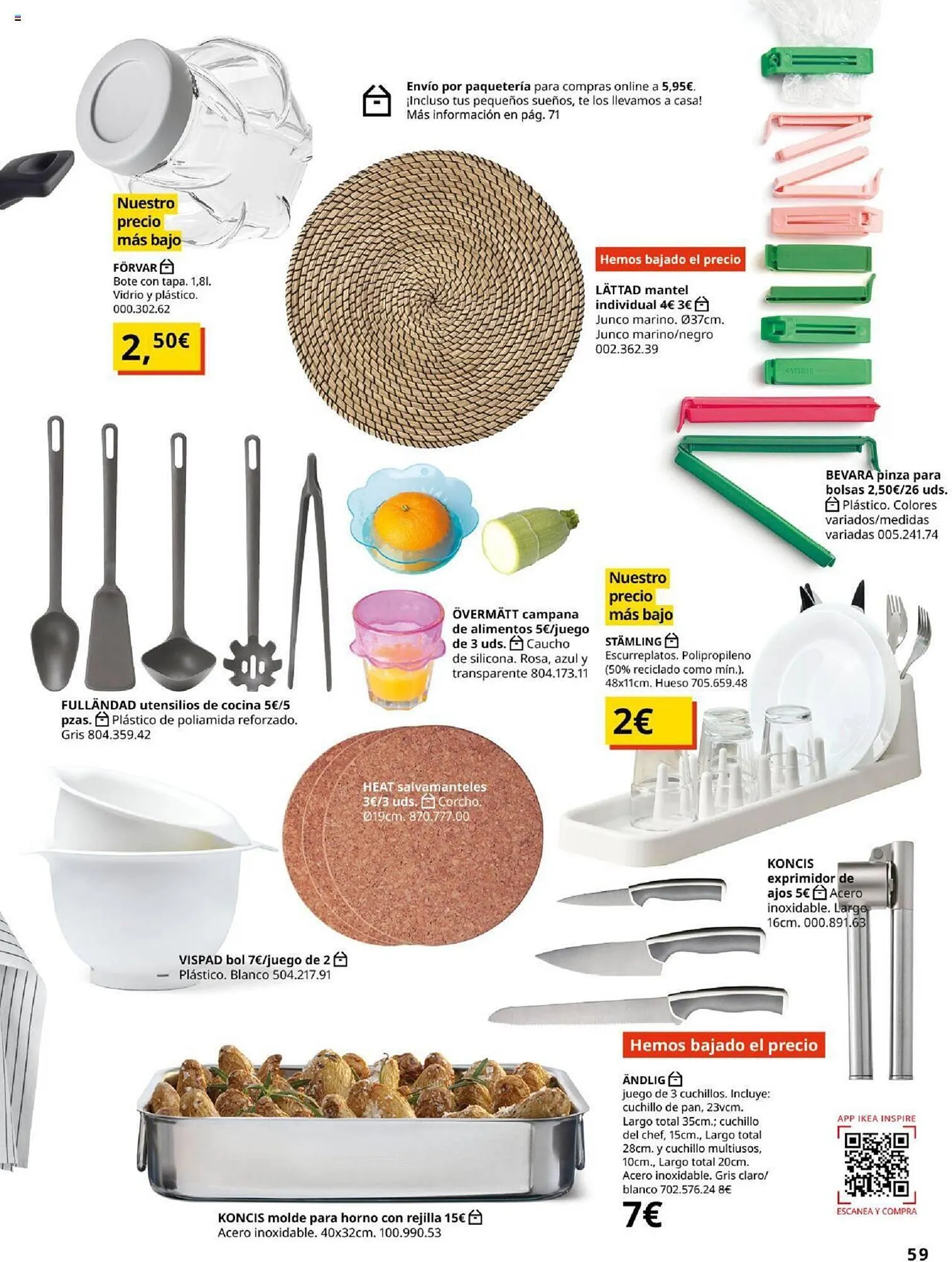 Catálogo de Folleto IKEA Accesorios y decoración 4 de septiembre al 31 de enero 2025 - Página 59