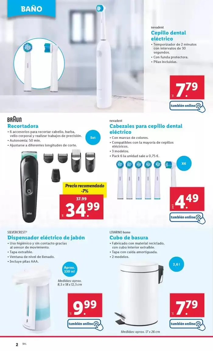 Catálogo de BAZAR versions: ¡Bazar Lidl! - Ofertas válidas del 03/02 al 09/02 3 de febrero al 9 de febrero 2025 - Página 2