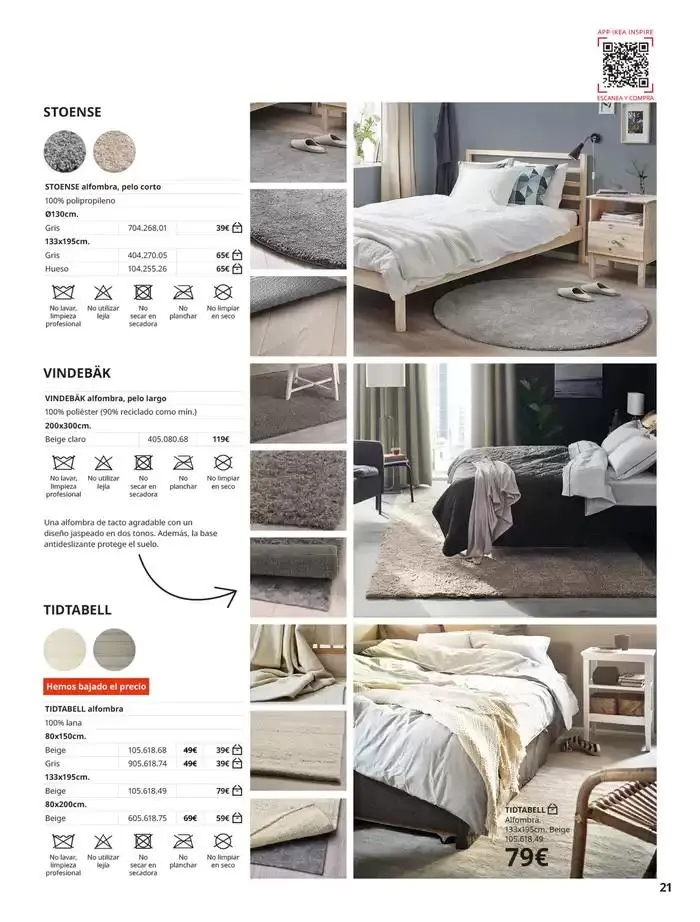 Catálogo de IKEA Catálogo Alfombras 3 de octubre al 31 de enero 2025 - Página 21