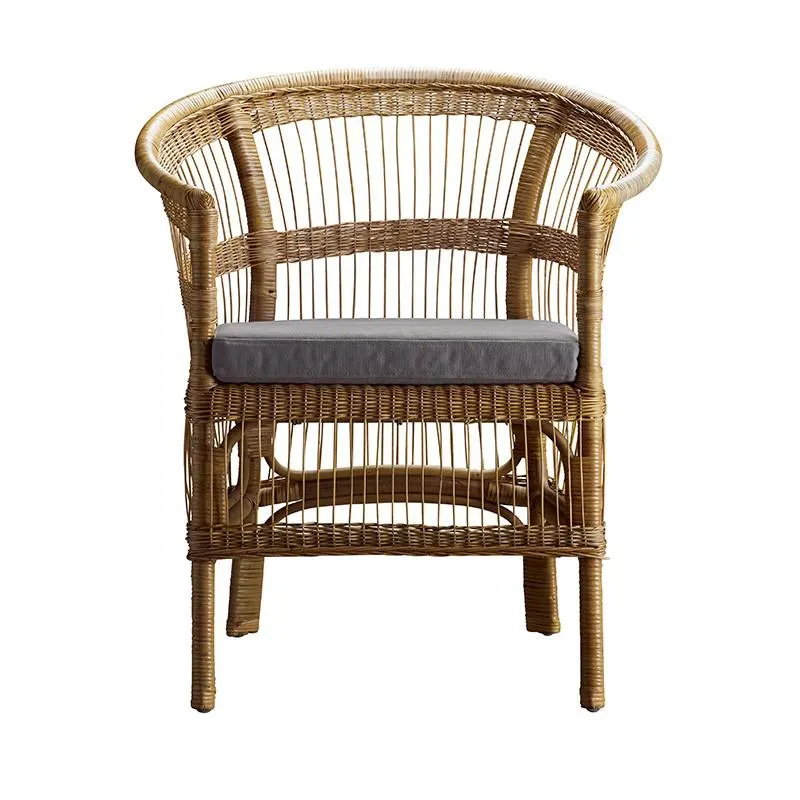 Silla Palm con cojín gris