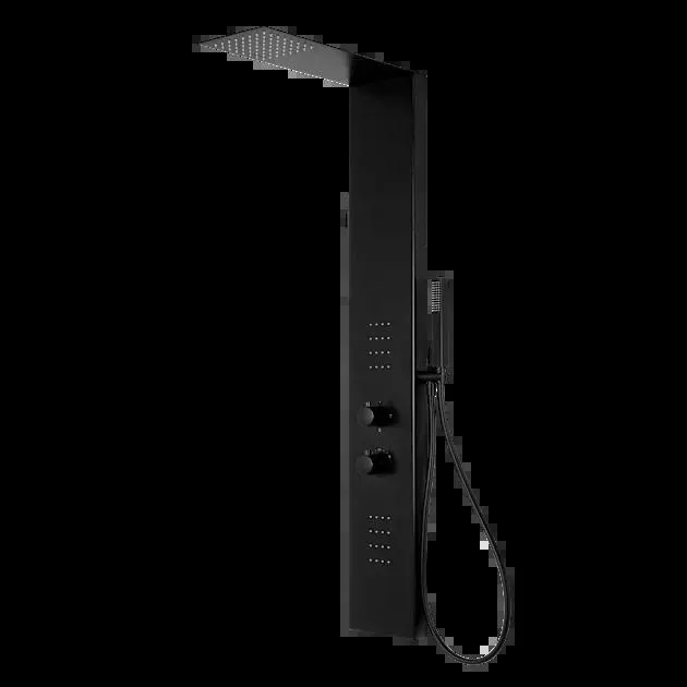 Columna de ducha Termostática Ebel negra