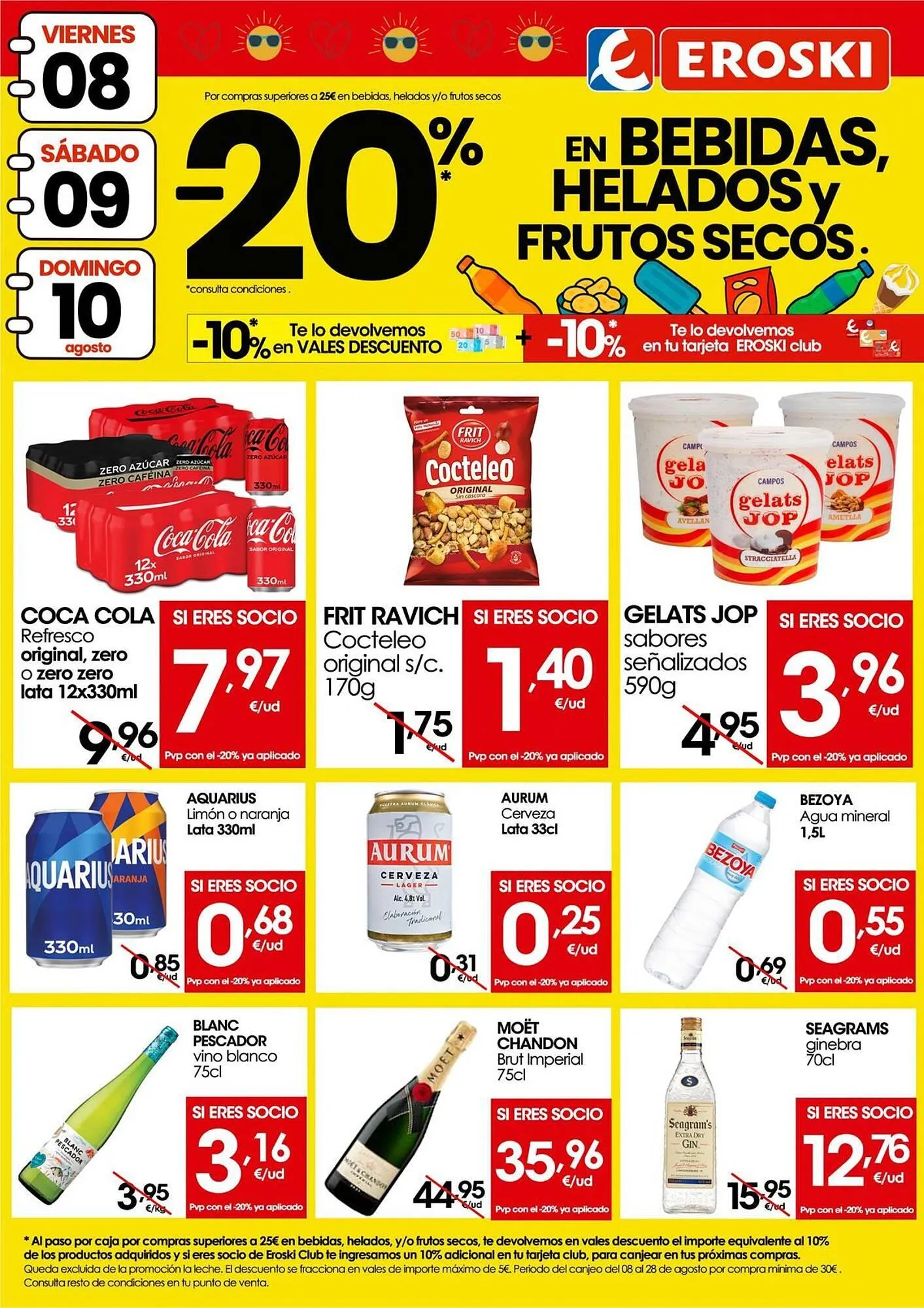 Catálogo de Folleto Eroski 7 de agosto al 10 de agosto 2025 - Página 1